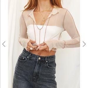 BRAND NEW 12th tribe mesh top